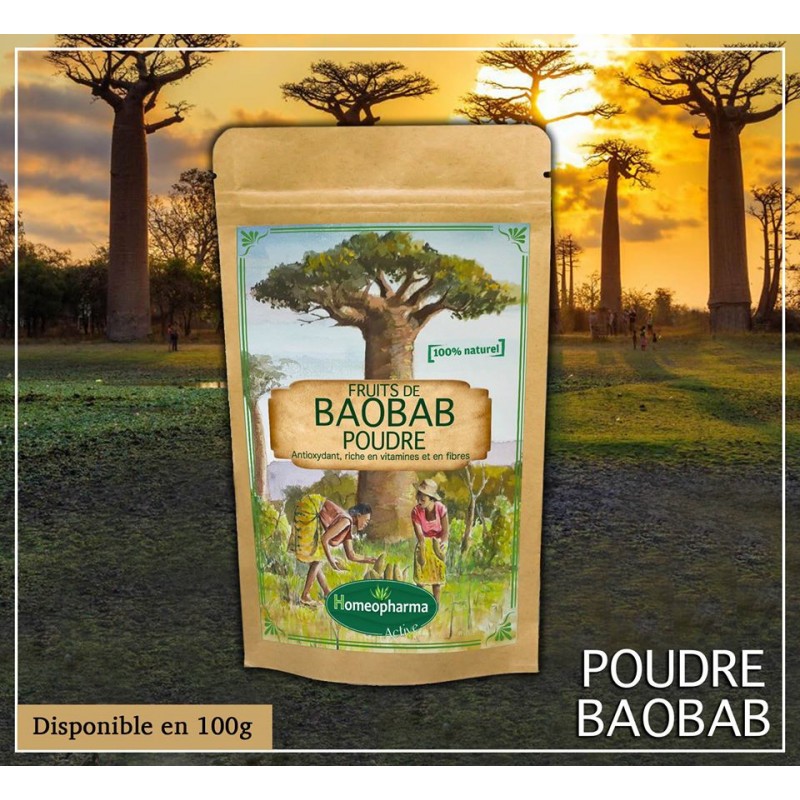 Poudre de Fruit de baobab 100gr {attributes}